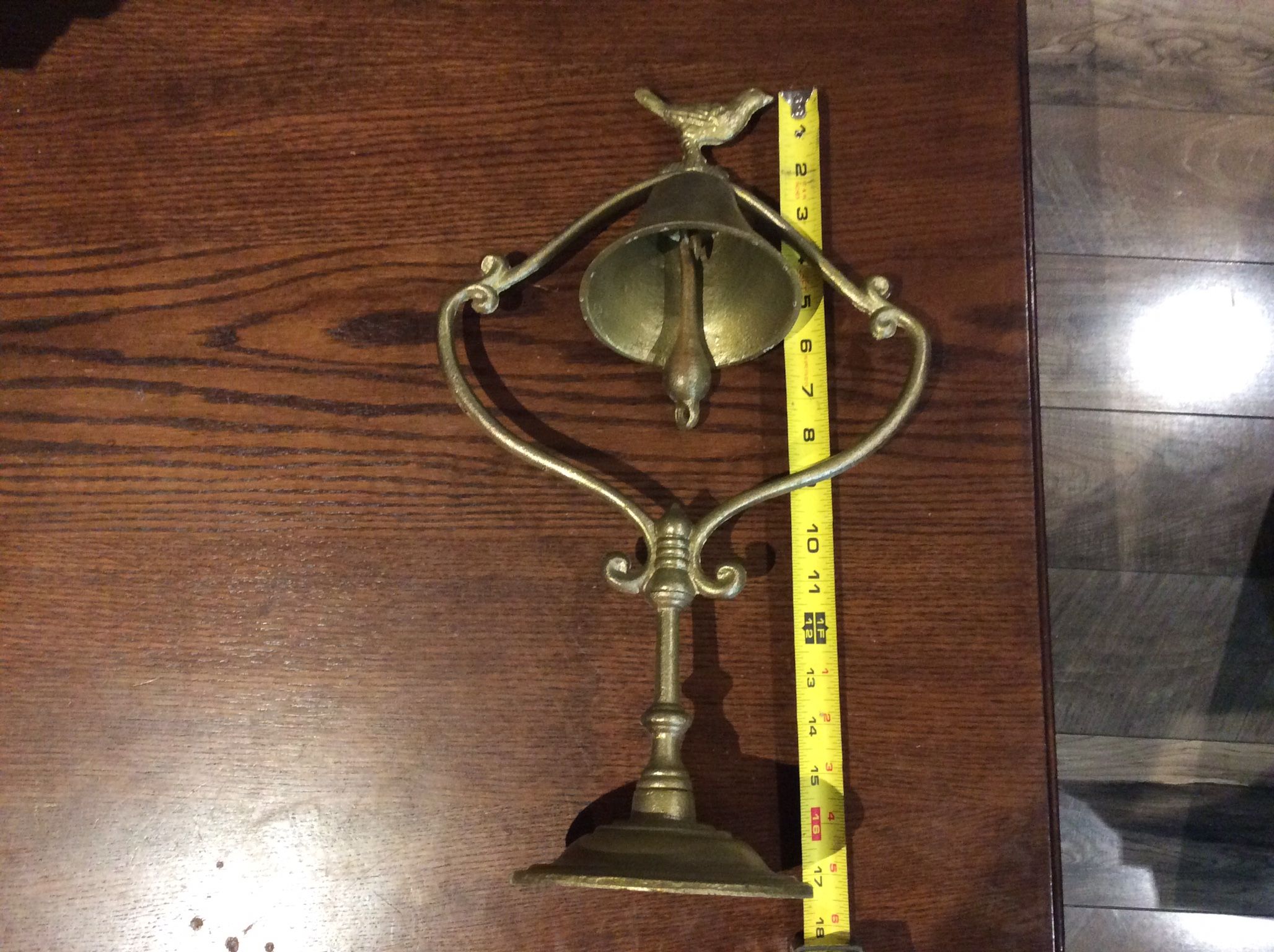 Vintage Dinner Bell 18 Inches/Table Top