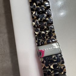Coach apple watch band 