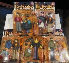 The Beatles Yellow Submarine COMPLETE SET 5 figures 1999 McFarlane Toys