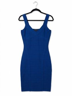 Guess by Marciano Scoop Neck Midi Dress Blue Mini Dress