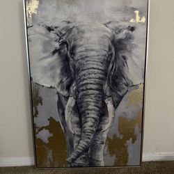 Elephant wall canvas