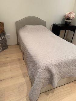 IKEA twin bed frame.