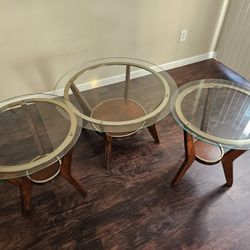 Coffee table and end tables $225 obo 