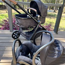 Maxi Cosi Bassinet Stroller And Infant Car Seat 