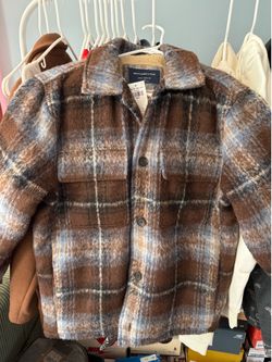 Small. Abercrombie and fitch flannel jacket