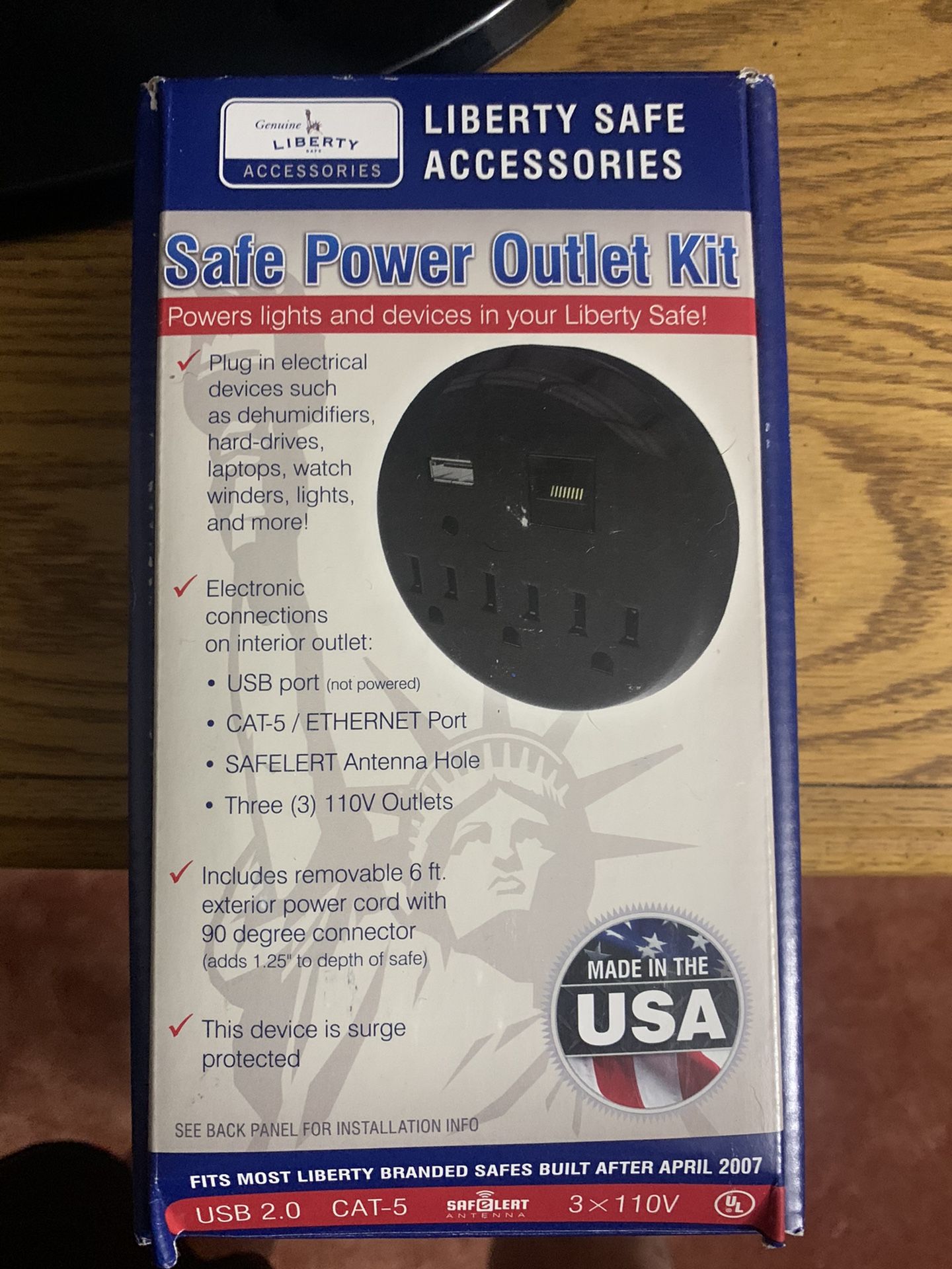 Liberty Safe Outlet Kit