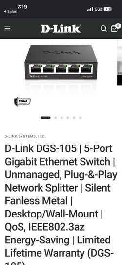 Network switch d link