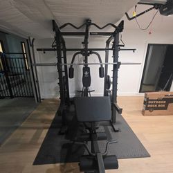 Smith Machine 2001 | Multi-Use Adj Bench | Gym Equipment | Fitness | Squat Rack | Excercise |🔴WEIGHTS AND BARBELL SOLD SEPARATELY 🔴 FREE DELIVERY 🚚