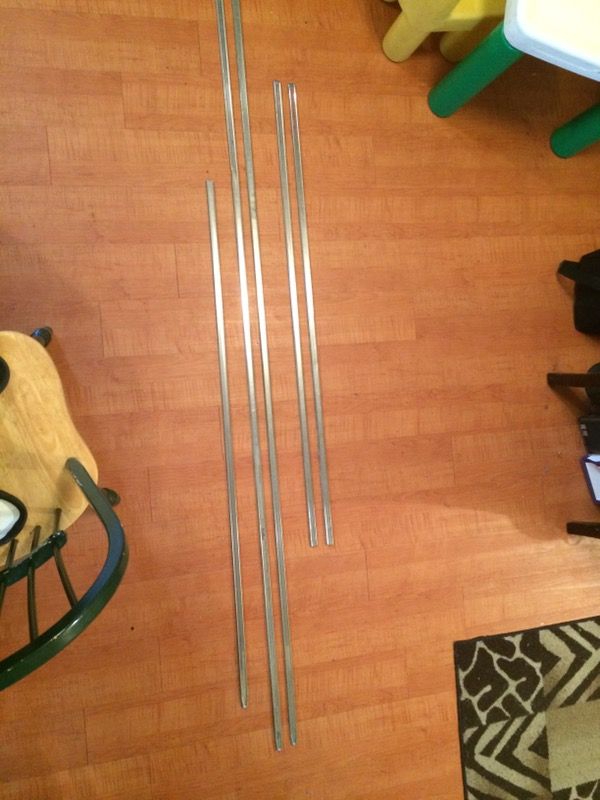 1969 impala molding five good pieces one missing