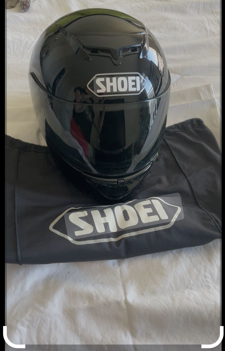 Black Shoei TZR DOT Helmet 
