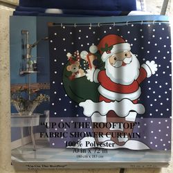 Santa’s Shower Curtain
