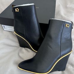 Donna Karan Wedge Boot Size 7 NEW