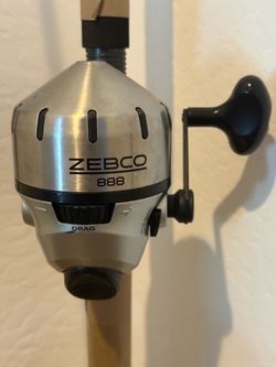 Brand new Diawa Wilderness 9.5’ rods with Zebco 888 spincast reels