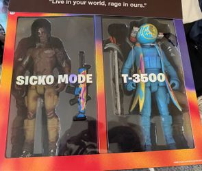 Travis Scott Sicko Mode & T-3500 Action Figure 2-Pack
