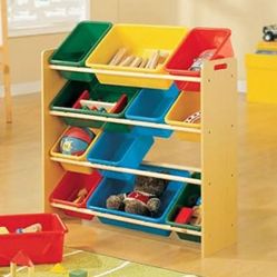 Kid bins storage organizer 