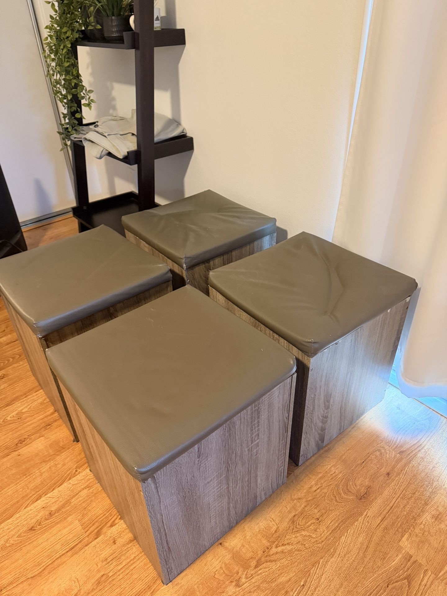 Set of Four Ottomans (Moving, Needs To Go ASAP)