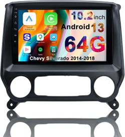 Chevy Silverado 2014-2018 10.2” Android 13 CarPlay Radio 64GB