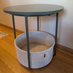 Small side table with storage