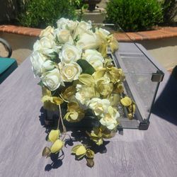 New artificial bridal bouquet