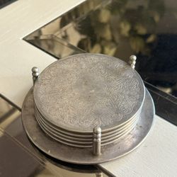Vintage Silver Coasters