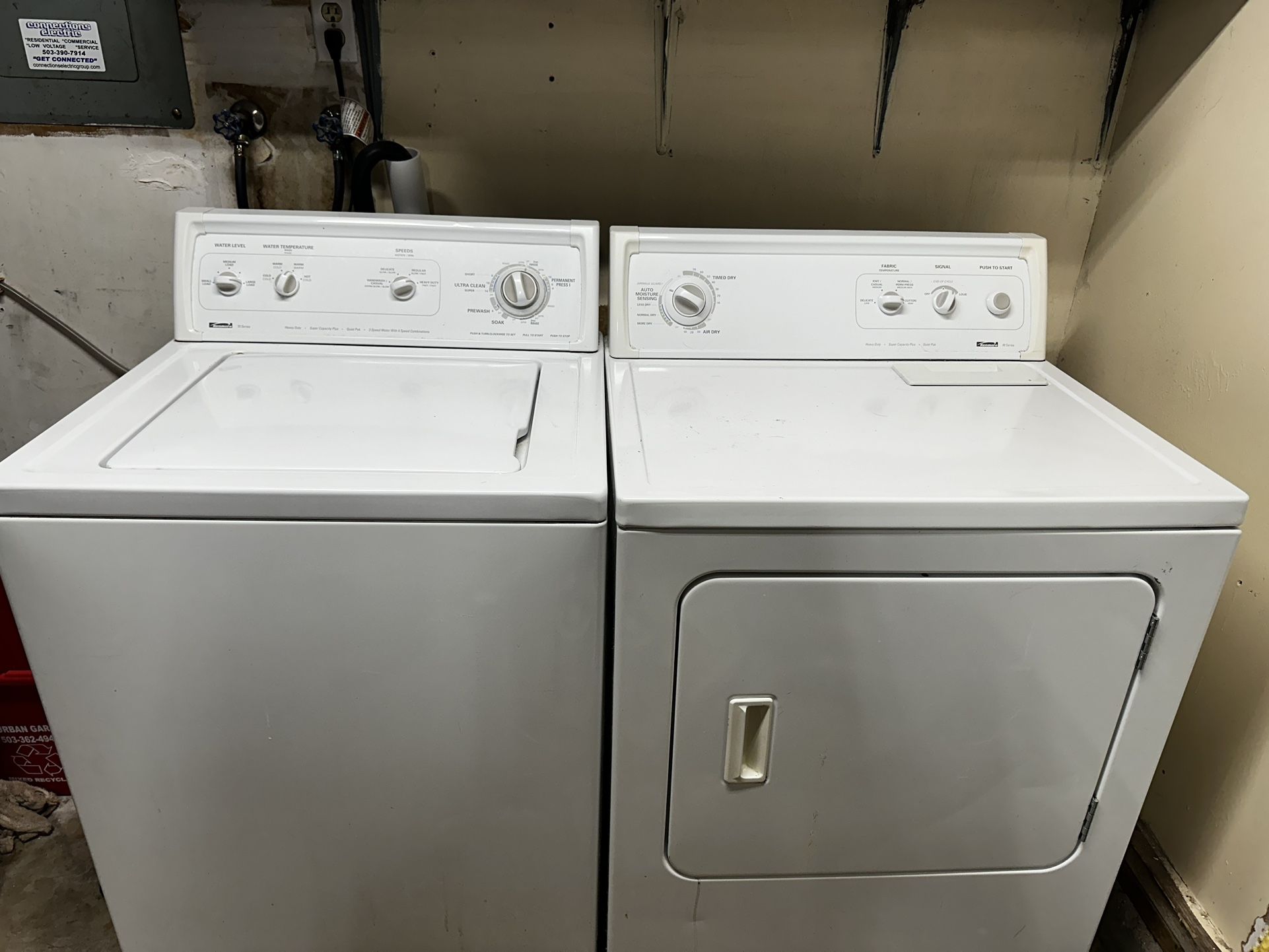 Kenmore Series 70/80 Washer Dryer
