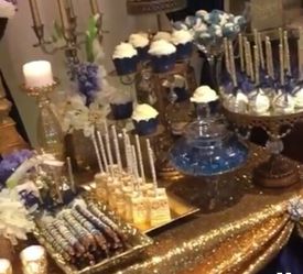 Wedding buffet table