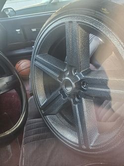 20 In Iroc Rims Powder Coated Silver Vein