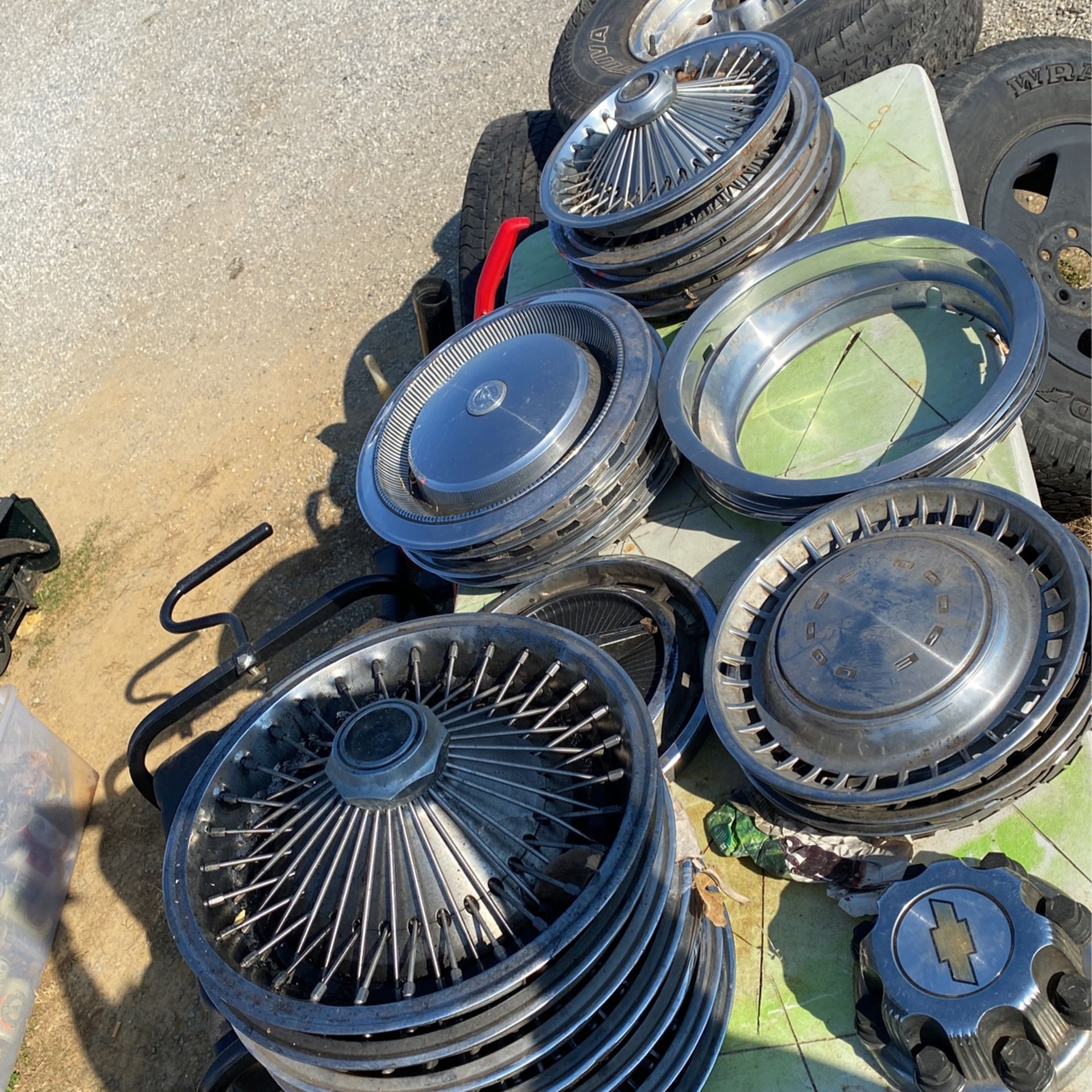 Antique Hubcaps