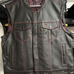 FMC Leather Vest