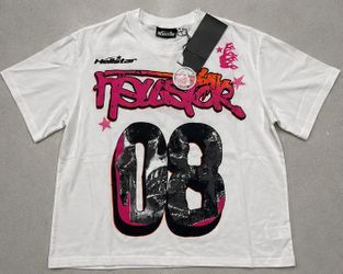 Hellstar 08 Graphic T-Shirt — White — New With Tags
