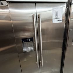 42” Jenn Air Built In Stainless Steel Refrigerator 