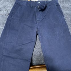 Zara Navy Blue Chinos