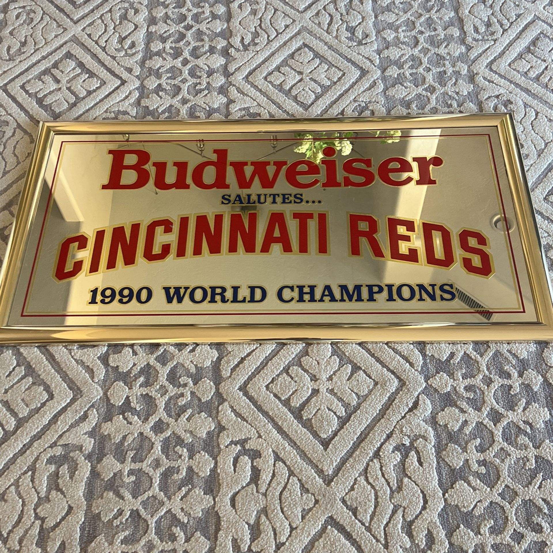1990 Cincinnati Reds World Championship Mirror