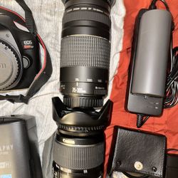 Canon T7 Plus Photography Equipment