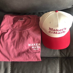 Makers Mark 2XL T-Shirt & Hat