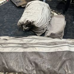 All New 10”x12” Replacement Canopy Top Cover With Curtains 