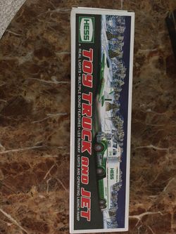 Hess toy truck and jet