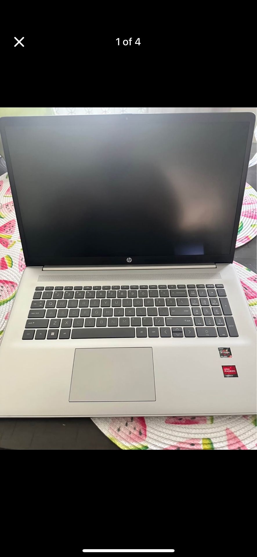 HP - 17.3" HD+ Laptop - AMD Ryzen 3 7320U - 8GB Memory - 256GB SSD - Natural Silver