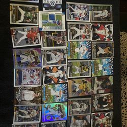 Topps Baseball, Football, And UFC Trading Cards, Multiple Signatures