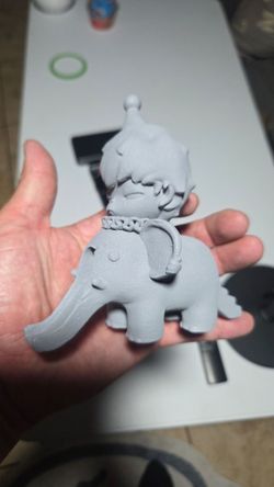 Hirono inspired 3d print art