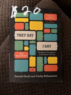 They Say I Say 3 Edition 