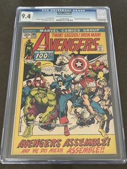The Avengers 100 CGC 9.4 Hulk Black Panther Marvel Captain America