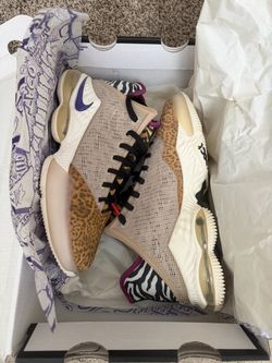 Nike LeBron Basketball Sneakers Animal Print