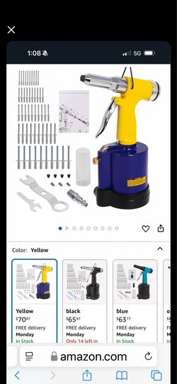Air Hydraulic Riveter gun. New. Nueva