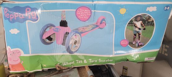 Peppa The Pig 3-Wheel Tilt Scooter
