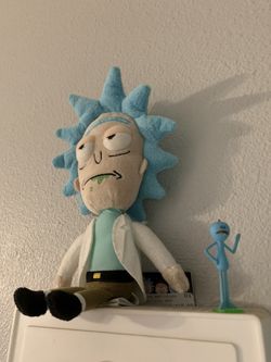 Rick and morty plushie and Mr.meeseeks