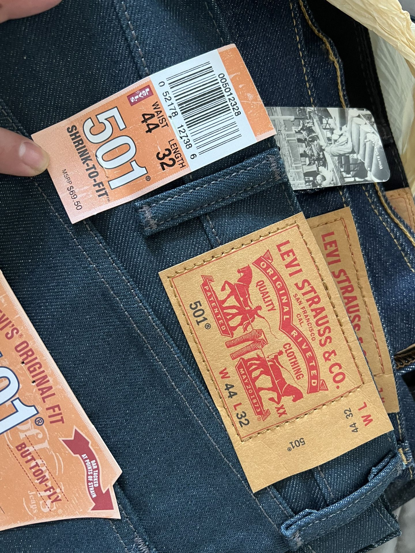 Levis 501 44x32
