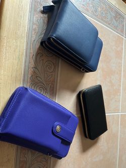3 wallets/purses
