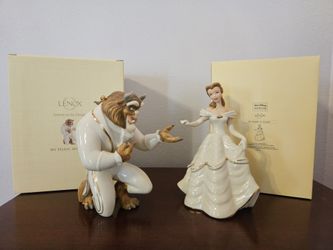 Lenox Beauty and the Beast figurines