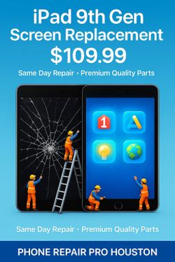 iPad 9th Gen Screen Replacement – Houston